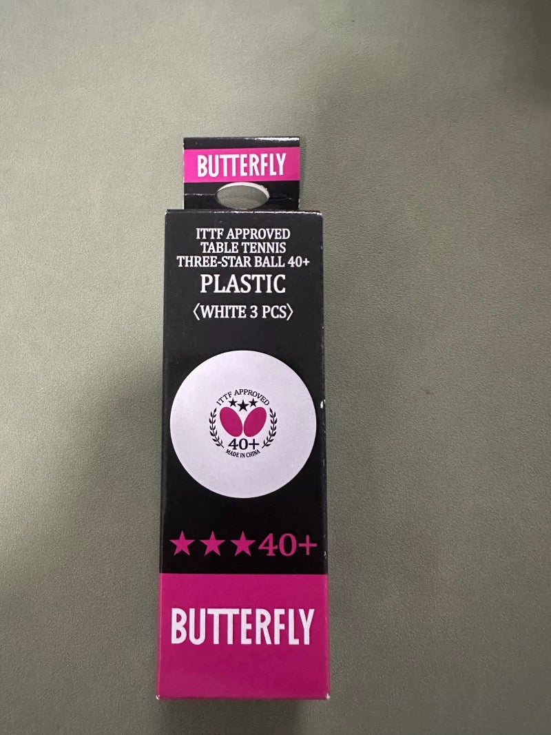 Table Tennis Balls - Butterfly 40+