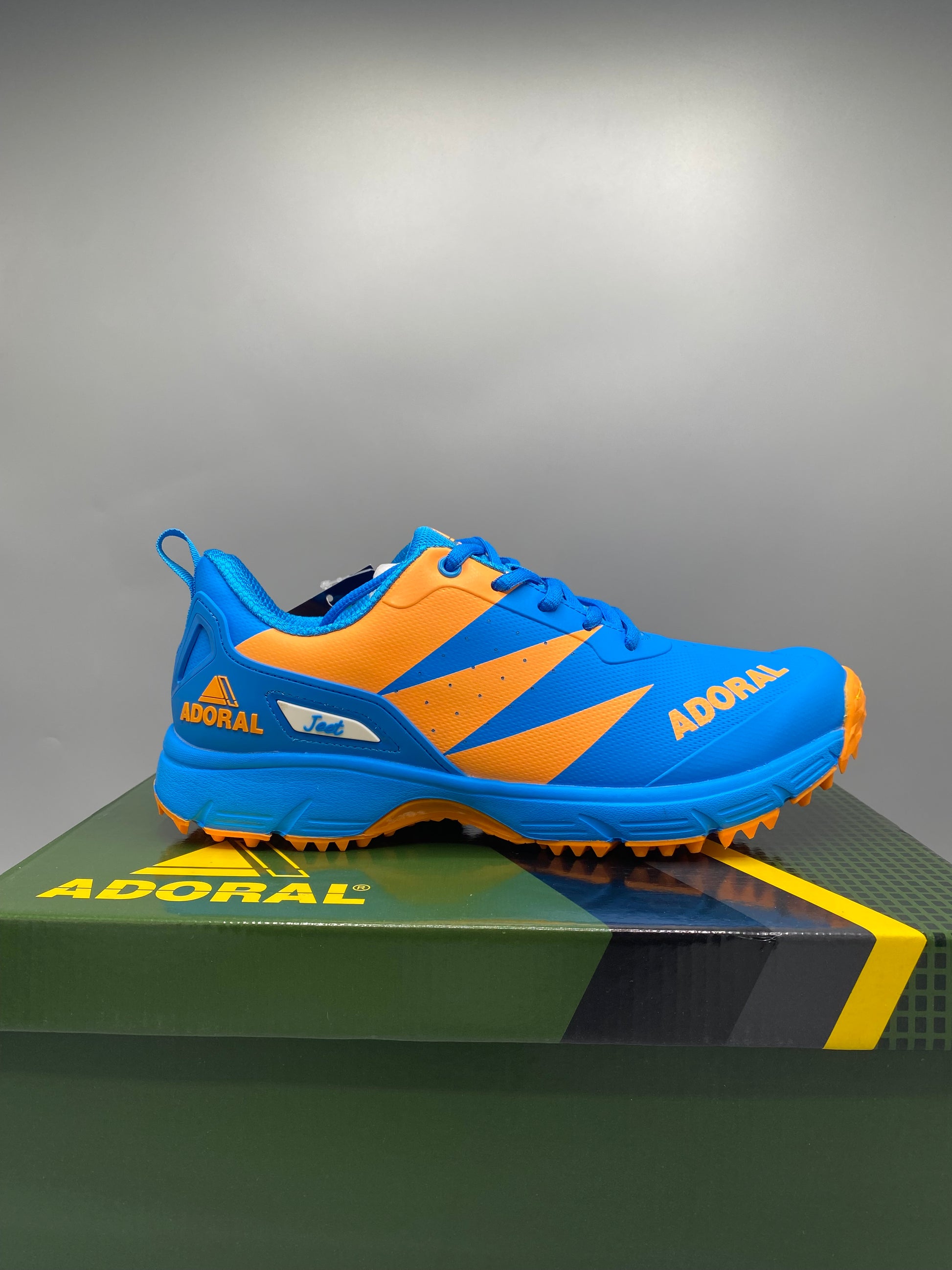 Adoral Jeet Cricket Grippers - adoral jeet shoes - adoral jeet Blue