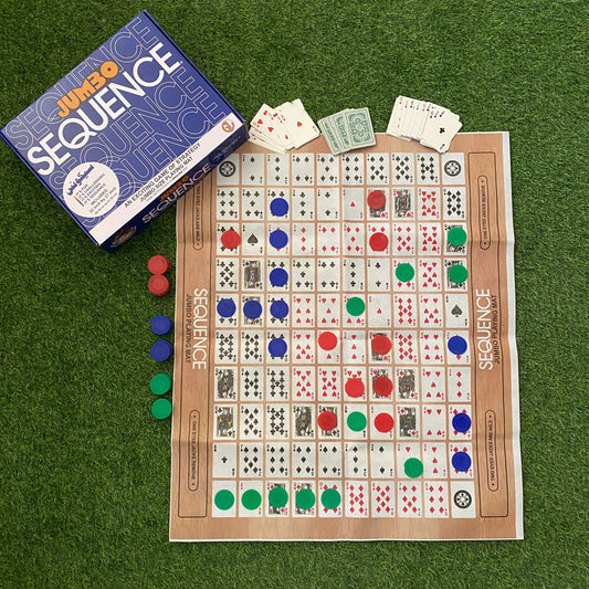 Sequence game - board game - family game - indoor game - card game